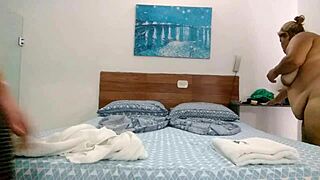 plump women in casual everyday scenes