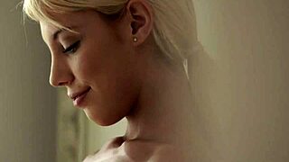 Spooned European beauty got jizzed right in her mouth