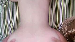 i get on all fours for my stepfather to fuck my ass and cum on tits