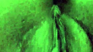 ebony amateur shows her horny pussy on webcam