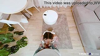 Mina rides monster cock in POV