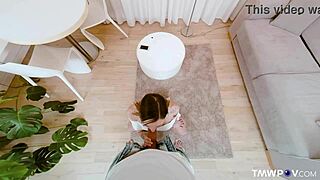 Mina rides monster cock in POV