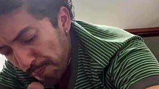 Delicious Mexican Gay Blowjob On Sunday Morning!