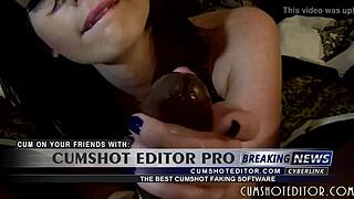 Lovely Arab Teen Pleasing Big Black Cock In POV