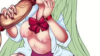 hotaruchan gives a blowjob to her favorite sempai in this anime cosplay scene.