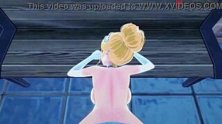 Cinderella fucks in the park before midnight!