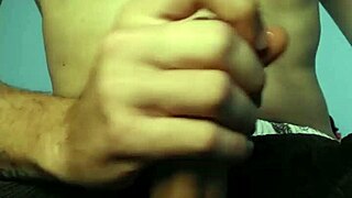 i give handjob to monster cock