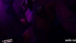 My blonde wife gets made up while I fuck her ass, then we hit the funk party and I creampie her