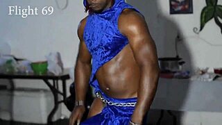 Young ebony girl with natural tits hopes husband doesn't see her outdoor group fuck