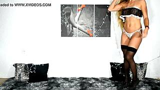 Hey dude, wanna try on these sexy stockings with me?