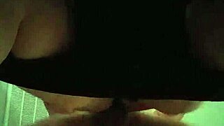 Husband fucks his chubby wife until cum fills her pussy.