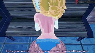 Cinderella fucks in the park before midnight!