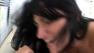 this amateur teen brunette got her ass fucked hard 😏