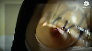 flor limeña playing with her peruvian tits and nipples