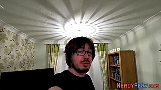 Leeds nerd bangs and cums, first time british amateurs tricked into group blowjob facial