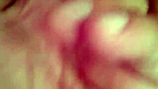 Pussy fingering gets wet