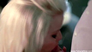 Sultry Blonde Babe Masters Blowjob Skills on Hard Cock