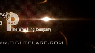 intense gay wrestling match in hotel room