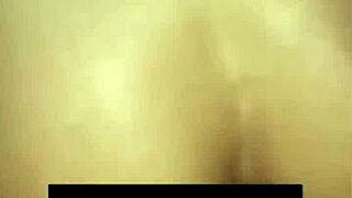 Bent Over Latina Beurette Takes Intense Doggystyle Fucking