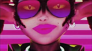 hey, ever seen a synthwave 3d futanari strut like this monster?