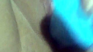 She explores her big ass with a dino dildo in a homemade solo session, chasing that intense orgasm.