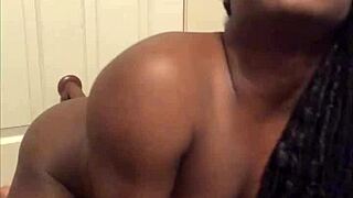 I squirt and piss to two cocks in action
