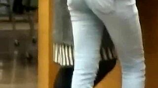 Why Hide Those Young Teen Legs in Tight Jeans on Candid Camera?