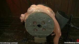 i can't stop watching this milf with huge tits whipped in bondage.