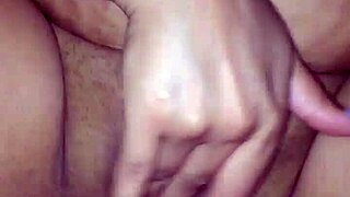 My wife reaches orgasm during our intimate moment.