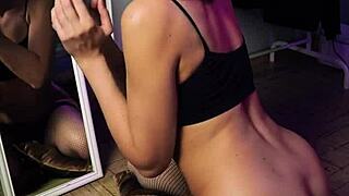 i feel so excited sucking this dildo and riding it wildly