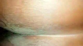 Big Black Cock Surprises Mature Ebony Milf in Anal Doggie