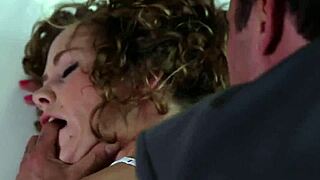 redhead babe gets facefucked in taboo threeway 😈