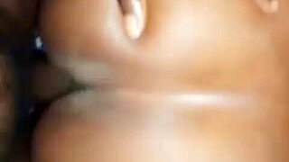 Big Black Cock Surprises Mature Ebony Milf in Anal Doggie