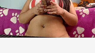 i'm watching this indian girl with a big ass masturbating her pussy all by herself, it's so hot