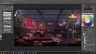 what's darkcookie playing in summertime saga picarto?