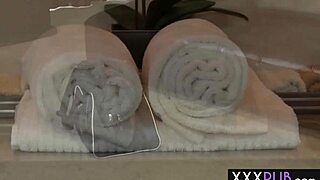 Leilani Leeane, the horny ebony milf masseuse, swallowed Eric Masterson's huge dick after a wild massage.