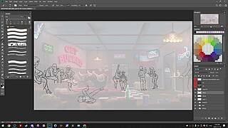 what's darkcookie playing in summertime saga picarto?