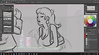 what's darkcookie playing in summertime saga picarto?