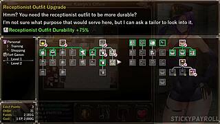 Karryn's prison police office looks fine as hell in this hentai sex game part 7 😏