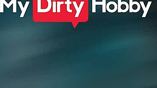 Little Nicky's girlfriend masturbates with new toy from collection