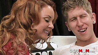 Redhead Boss Milf Fucks Her Hot Model With Facial Cumshot