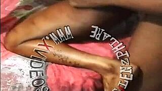 Amateur lesbians and kinky kissing with BDSM toys