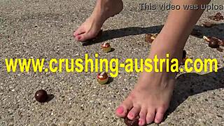 Amber foot food outdoor