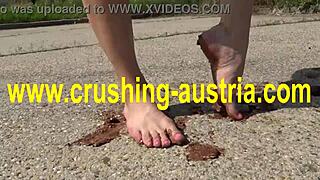 Amber foot food outdoor