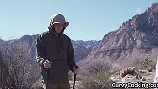 sucking his dick during the hike, then fucking at home?