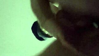 Girl plays with dildo and toys on her cock 😏