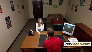 Prom Queen Stepmom Returns to Dominate Principal on Desk