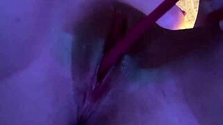 Busty Elf Oiled Handjob Titfucks Massive Cock Till Cum on Tits During Vibrator Masturbation