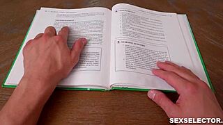 Arietta Adams engages in interactive POV sex game with detailed actions.