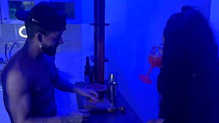 i met this hot bartender at the bar